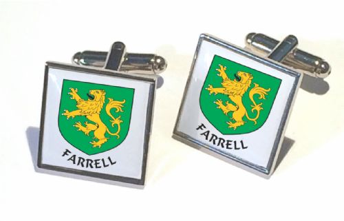 Family Crest Cufflinks Squ